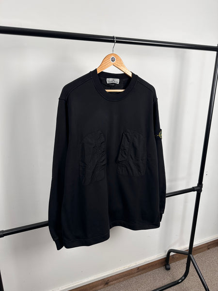 Stone Island Nylon Patch Sweatshirt - BNWT (XXL)