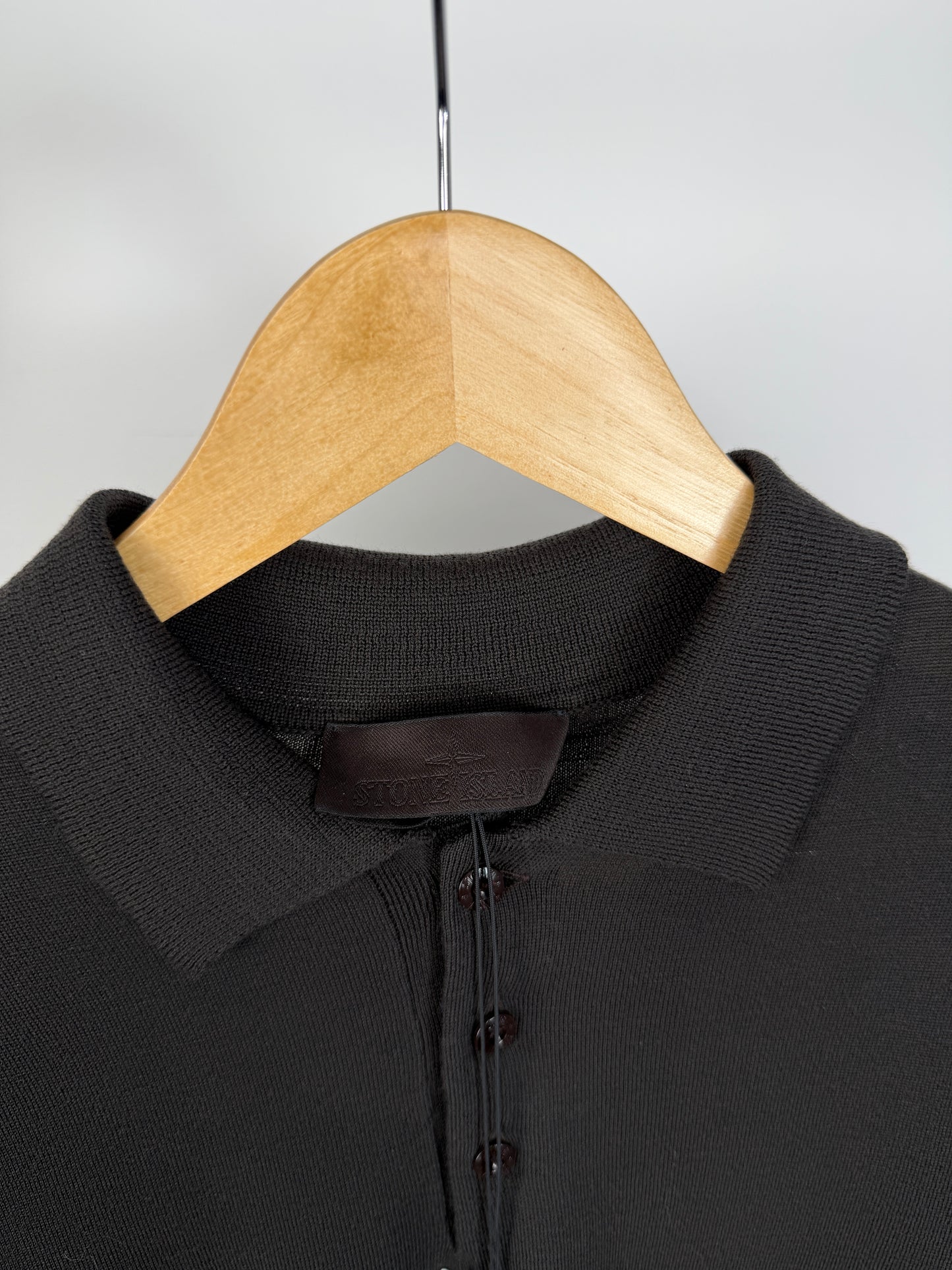 Stone Island Ghost Wool Polo Shirt (L)