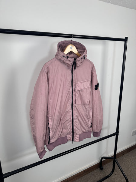 Stone Island Garment Dyed Crinkle Reps NY Primaloft Jacket - (L)