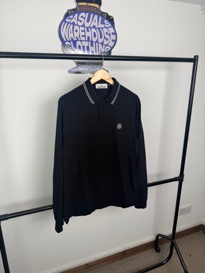 Stone Island Long Sleeved Polo Shirt