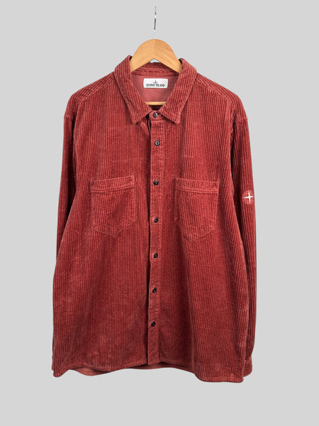 Stone Island Corduroy Shirt (XXL)