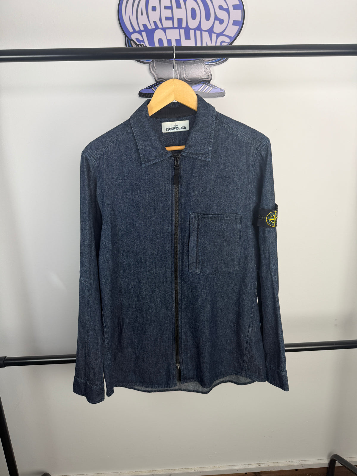 Stone Island Denim Style Overshirt