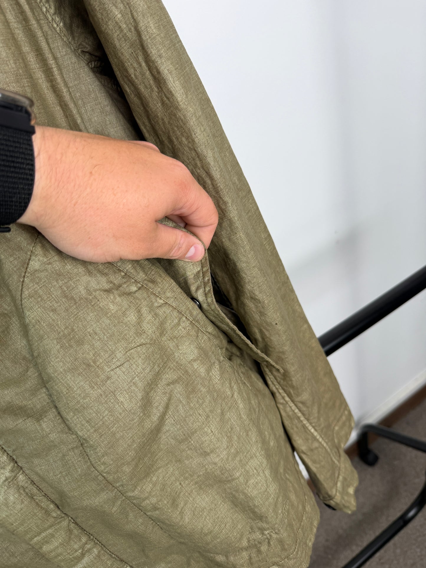 C.P Company Lino Wax Goggle Jacket