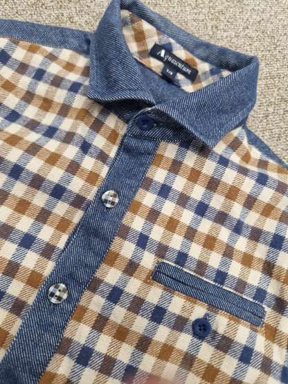 Aquascutum Junior Flannel Shirt - Age 7/8