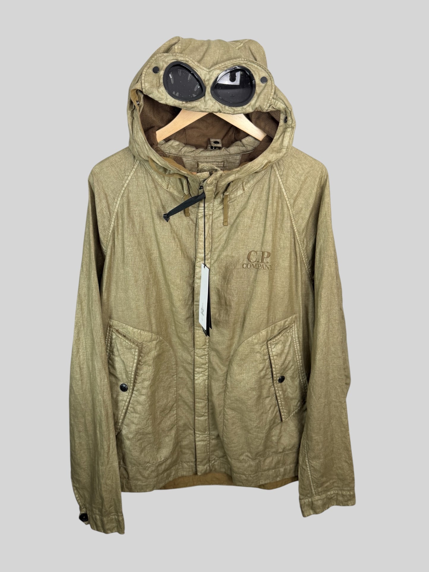 C.P Company Lino Wax Goggle Jacket
