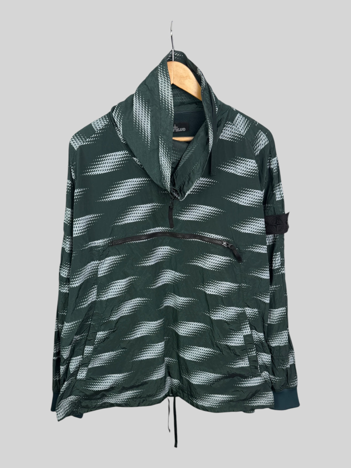 Stone Island Shadow Project Striped Nylon Metal Smock