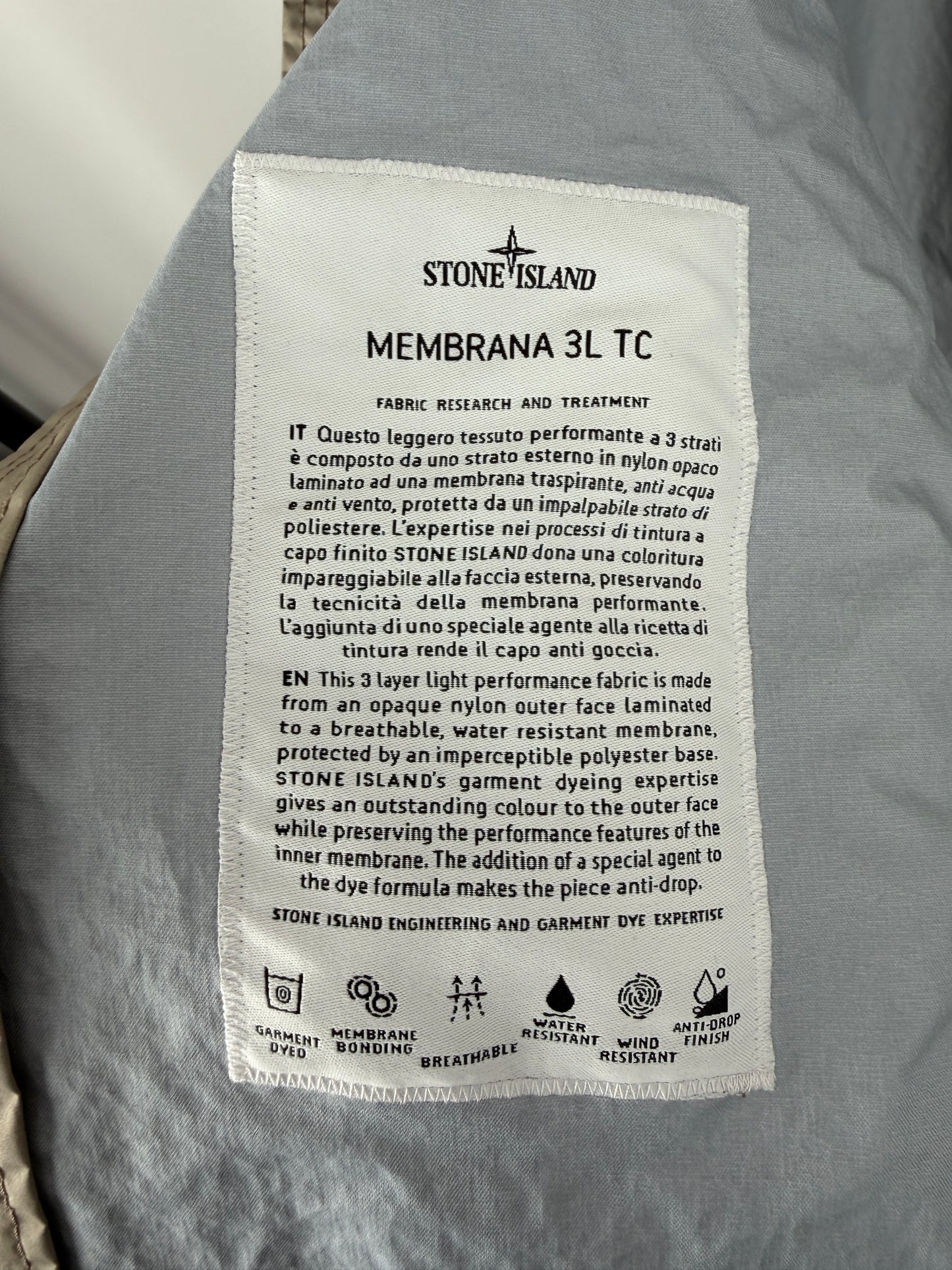 Stone Island Membrana 3L TC Jacket