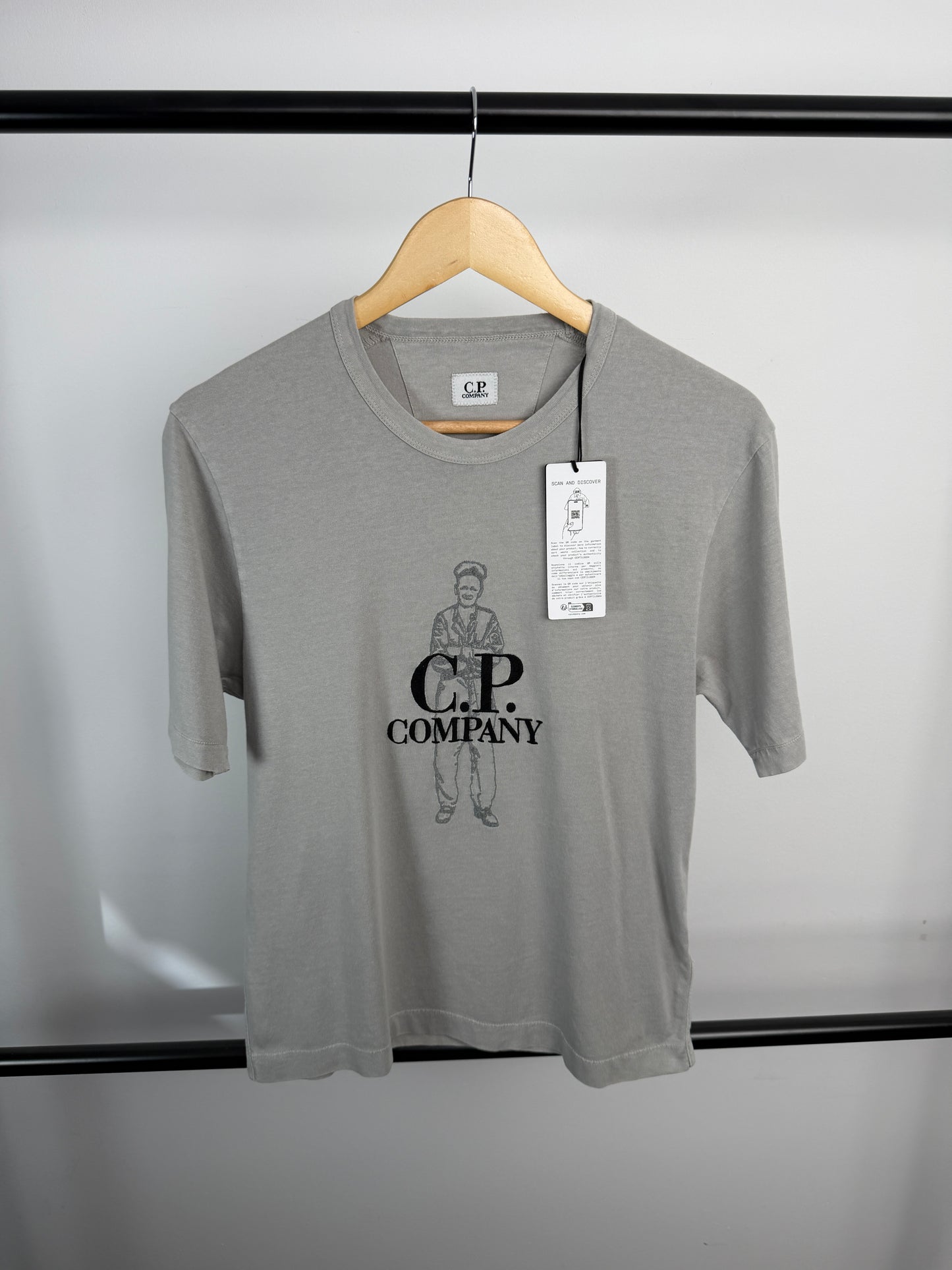 C.P Company Embroidered Logo T-Shirt
