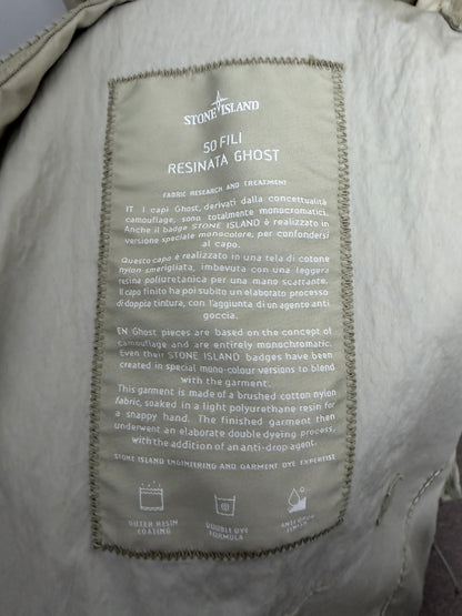 Stone Island 50 Fili Resinata Ghost Parka Jacket