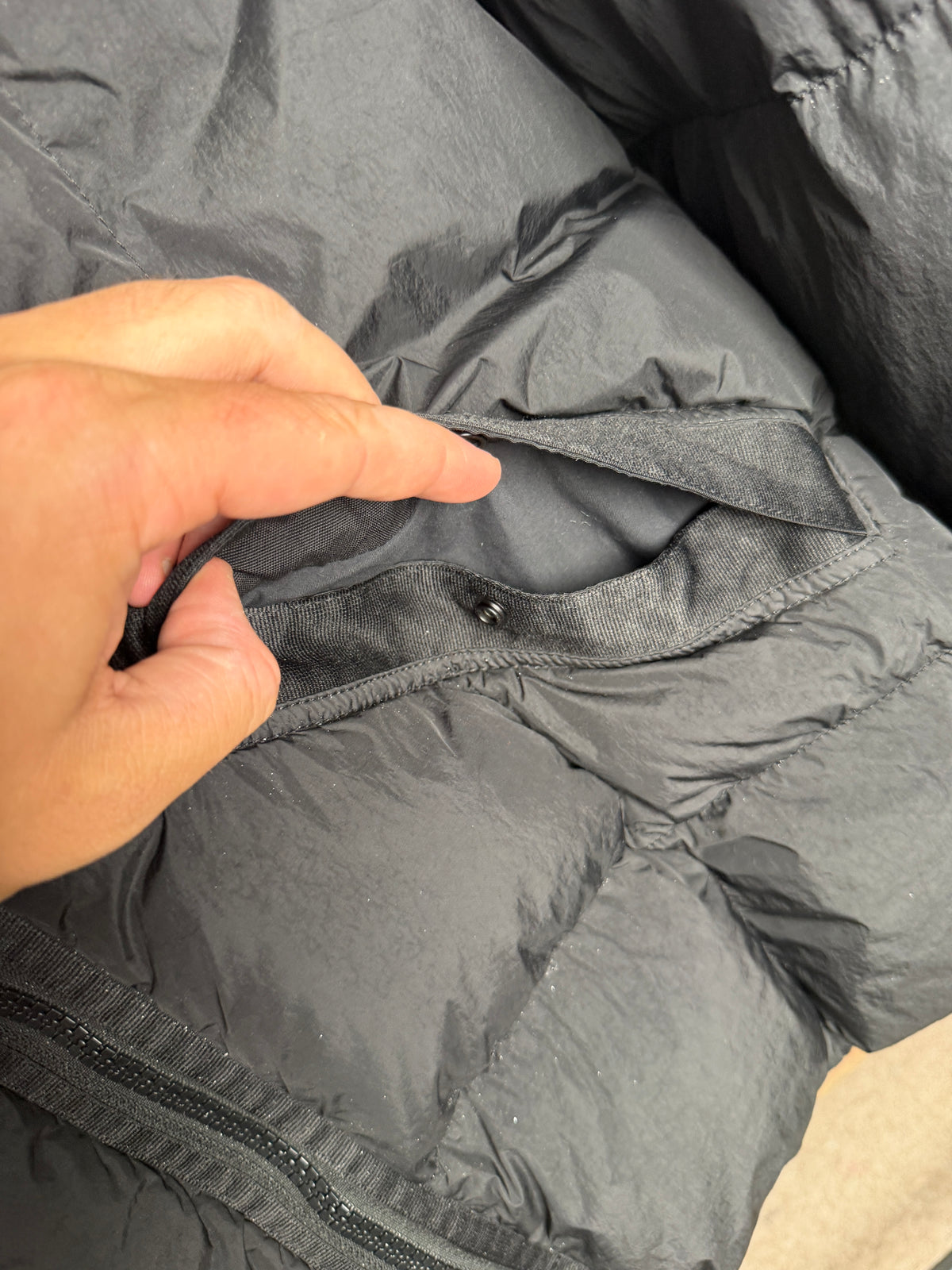 Stone Island Garment Dyed Crinkle Reps Down Jacket