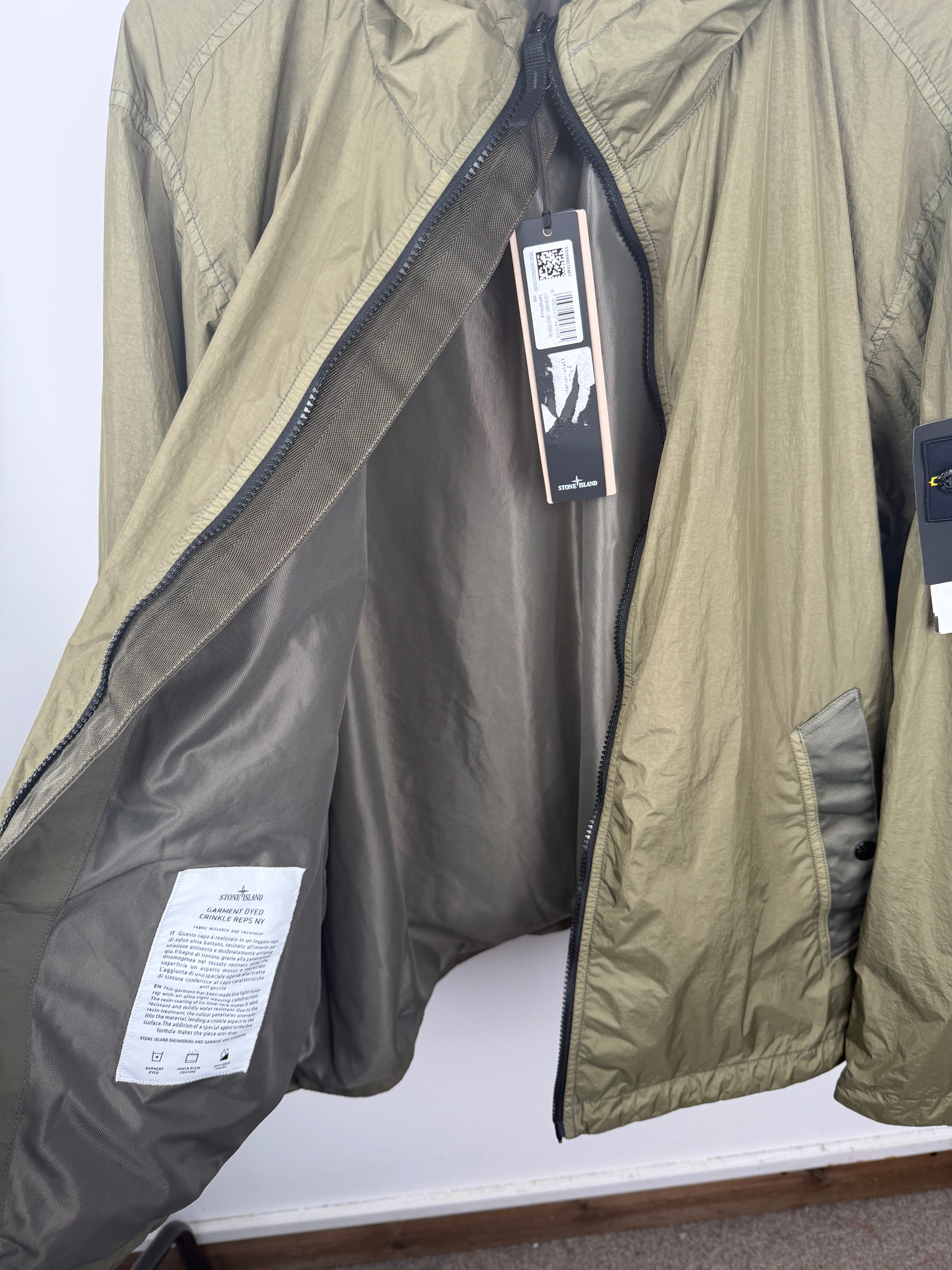 Stone Island Garment Dyed Crinkle Reps NY – Casuals Warehouse Clothing