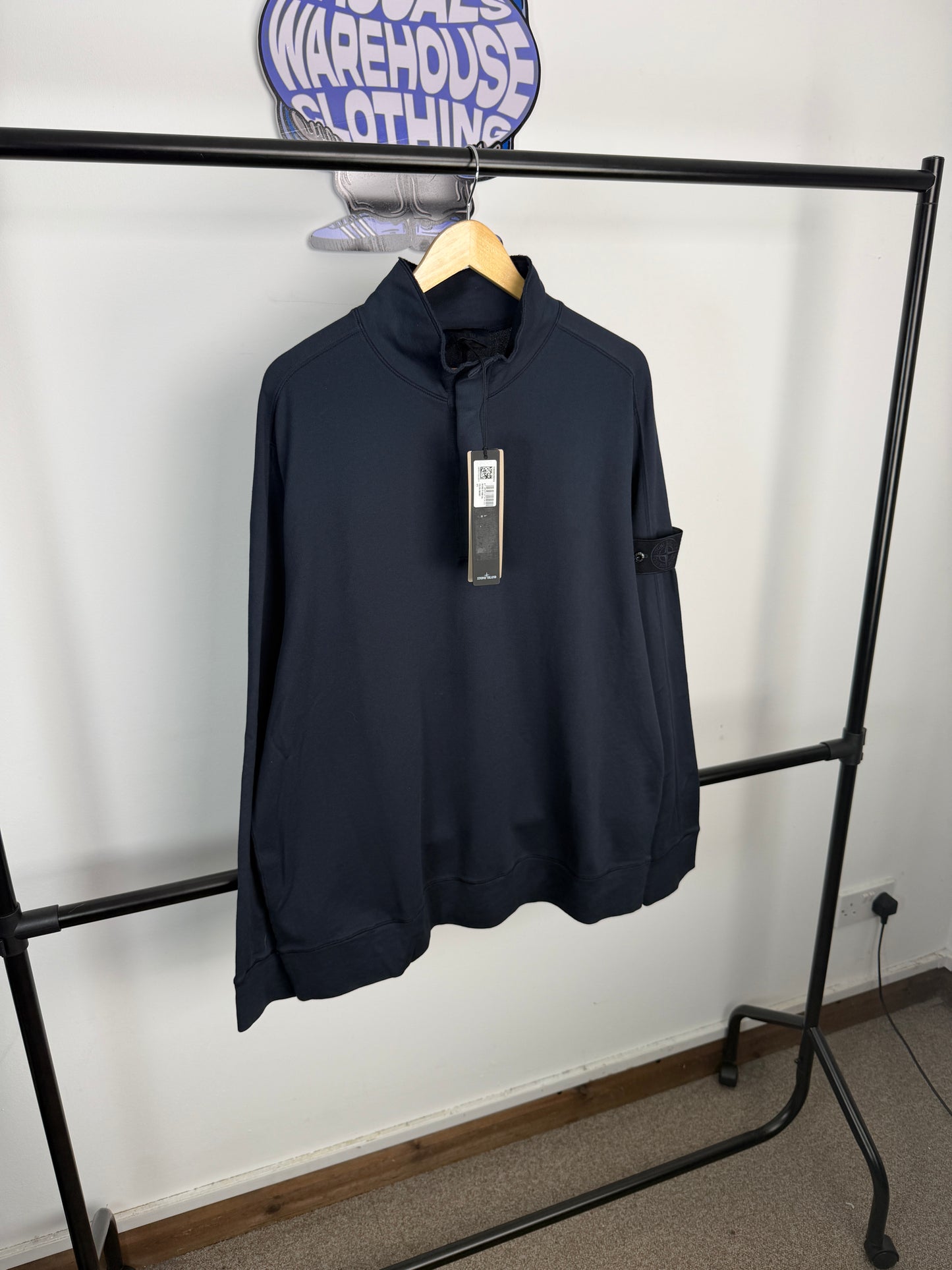 Stone Island 1/4 Snap Ghost Sweatshirt