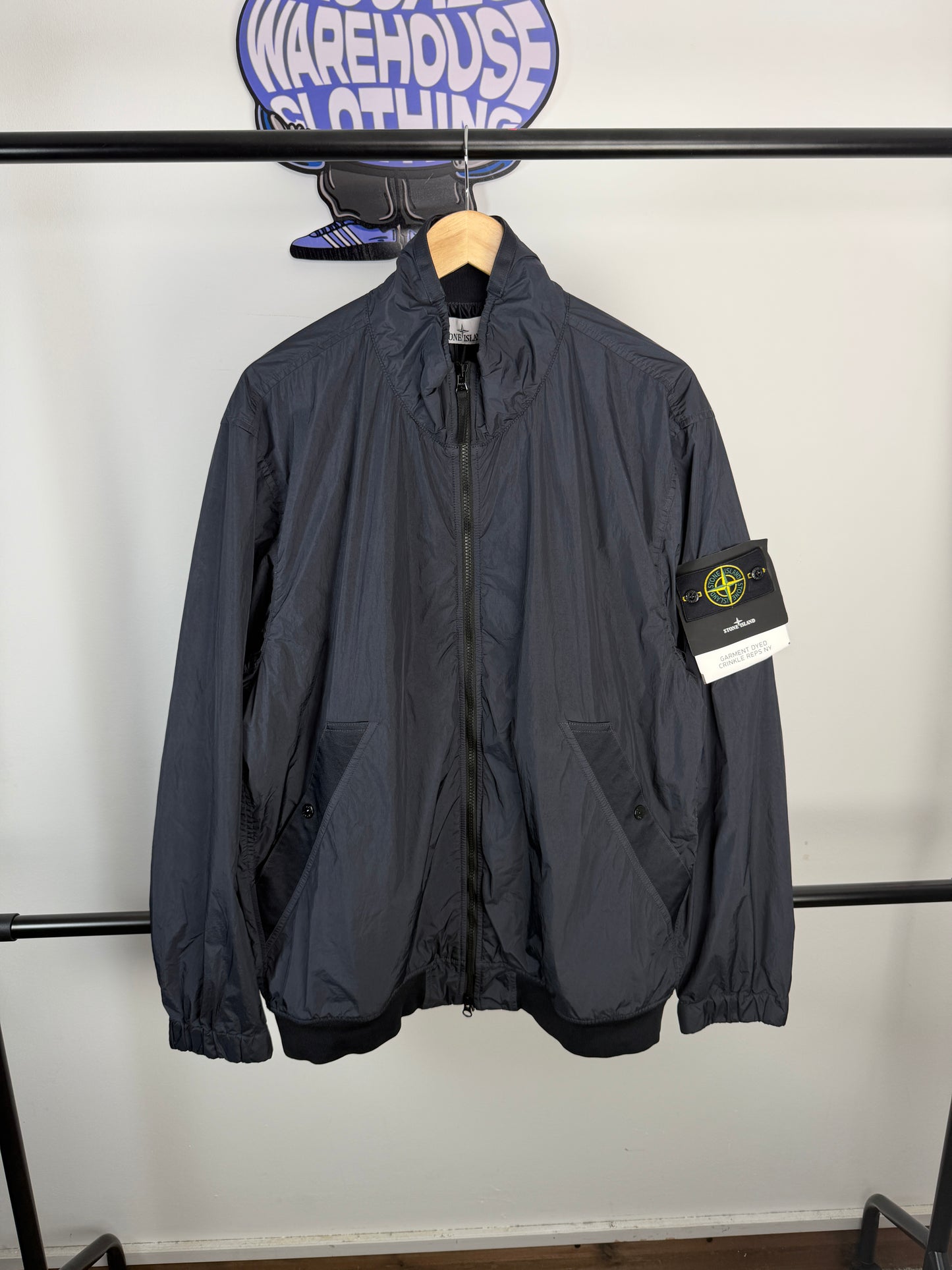 Stone Island Garment Dyed Crinkle Reps NY Jacket