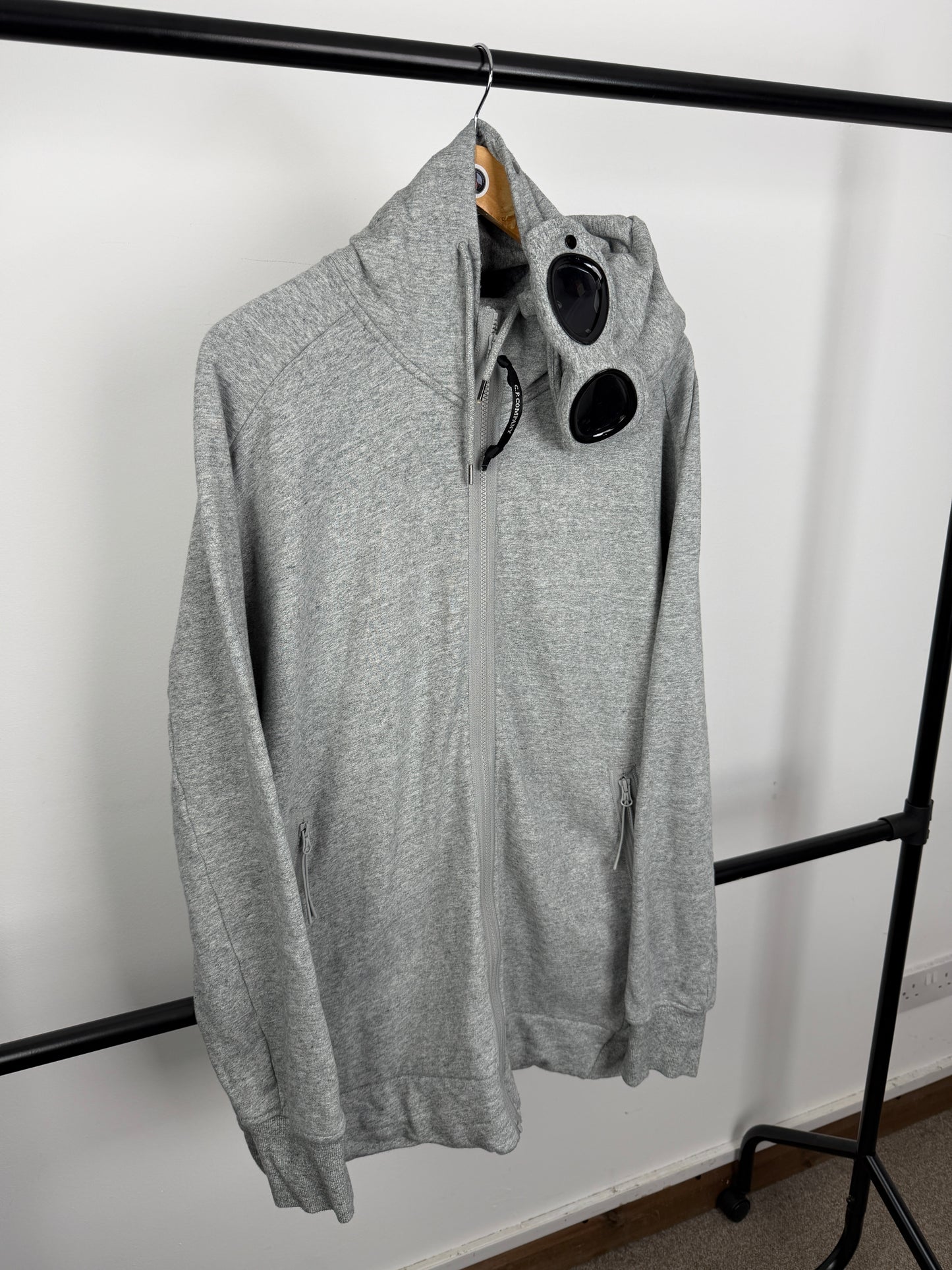 C.P Company Full Zip Goggle Hoodie (2XL)
