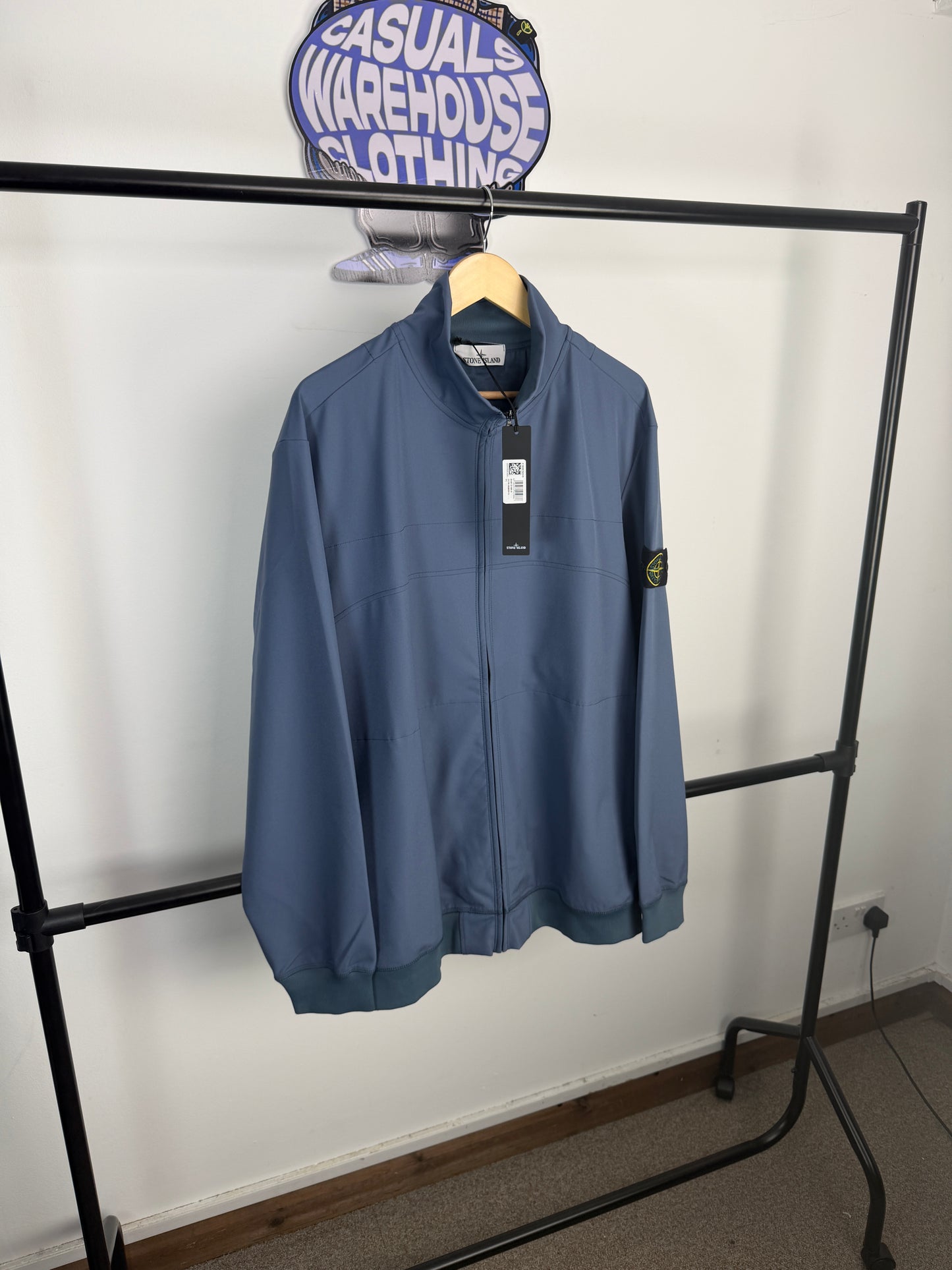 Stone Island Stretch Nylon Technical Fleece Jacket