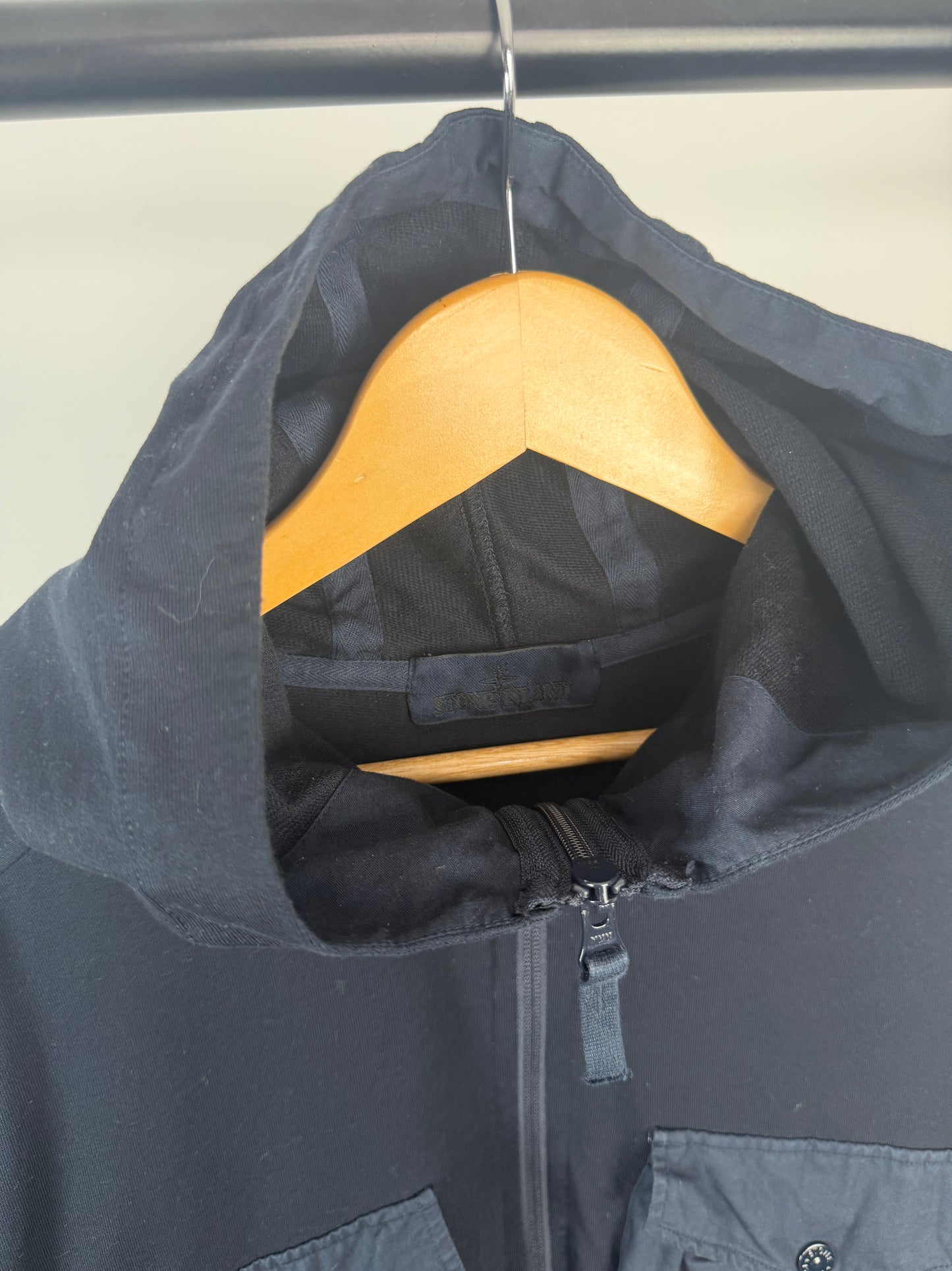 Stone Island 1/2 Zip Ghost Hoodie