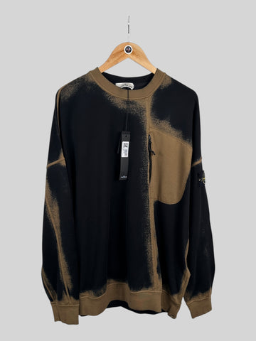 Stone Island Spray Paint Zip Sweatshirt - BNWT (3XL)