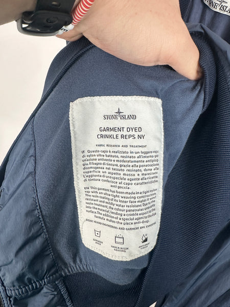 Stone Island Garment Dyed Crinkle Reps NY Bomber Jacket (L)