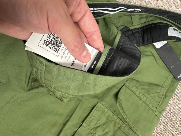 Stone Island Bermuda Comfort Cargo Shorts - W34” - BNWT
