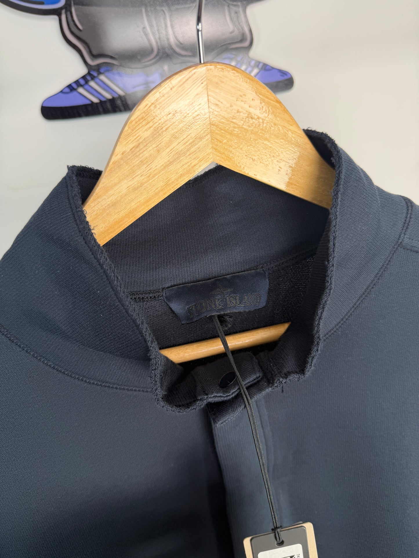 Stone Island 1/4 Snap Ghost Sweatshirt