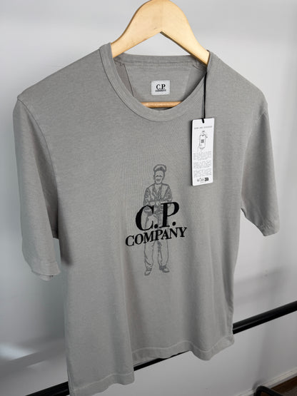 C.P Company Embroidered Logo T-Shirt