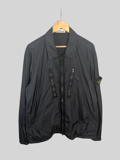 Stone Island Garment Dyed Crinkle Reps Overshirt