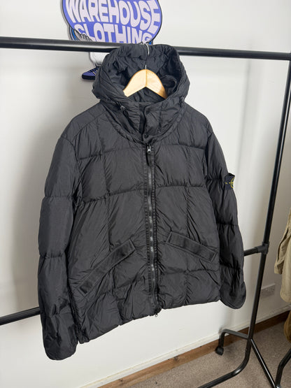 Stone Island Garment Dyed Crinkle Reps Down Jacket