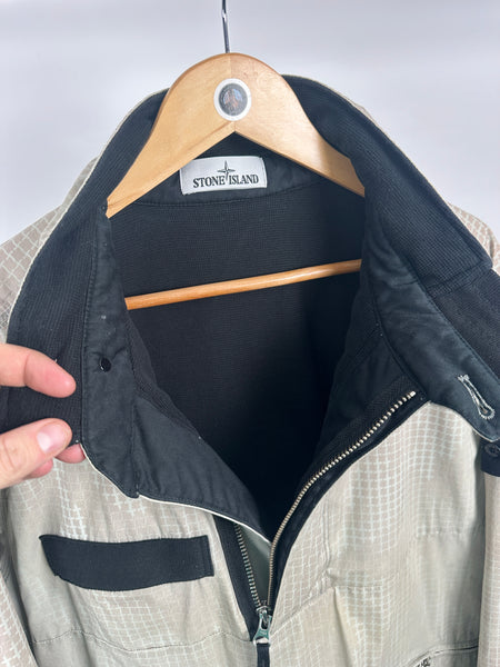 Stone Island Ice Jacket SI Check Grid Camo (XXL)