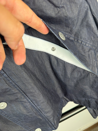 Stone Island Marina Raw Plated Linen Jacket