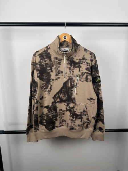 Stone Island Camo 1/4 Zip Sweatshirt BNWT (M)