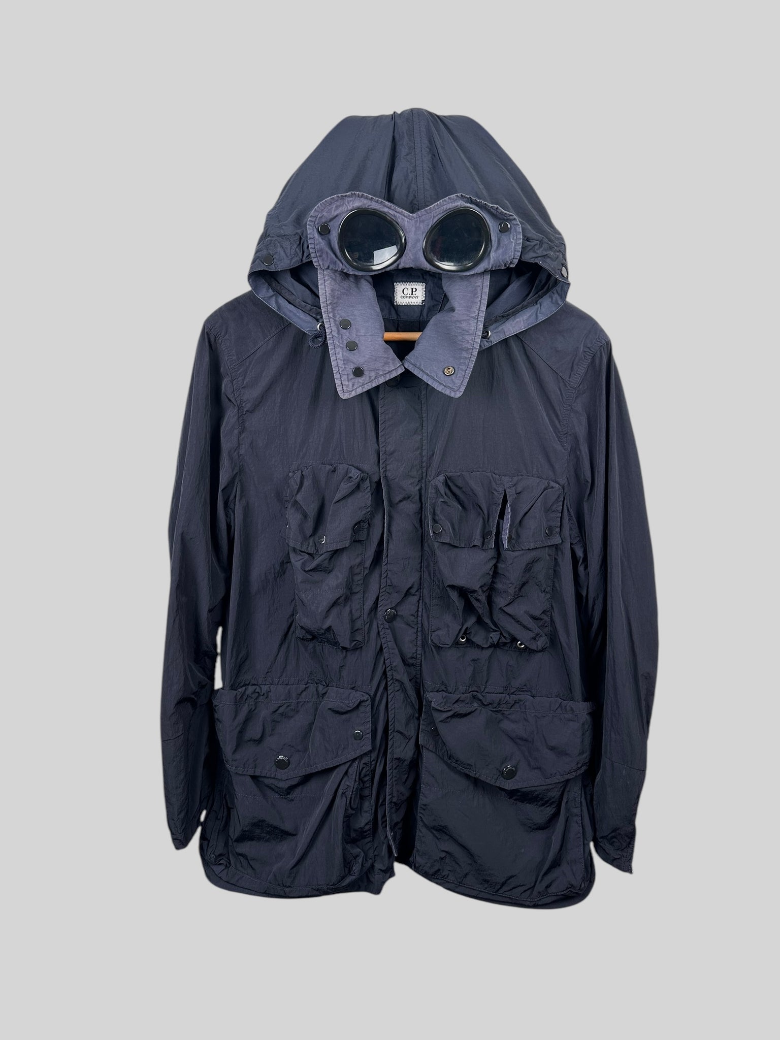 CP Company Chrome Multi Pocket Goggle Jacket - Medium (50)