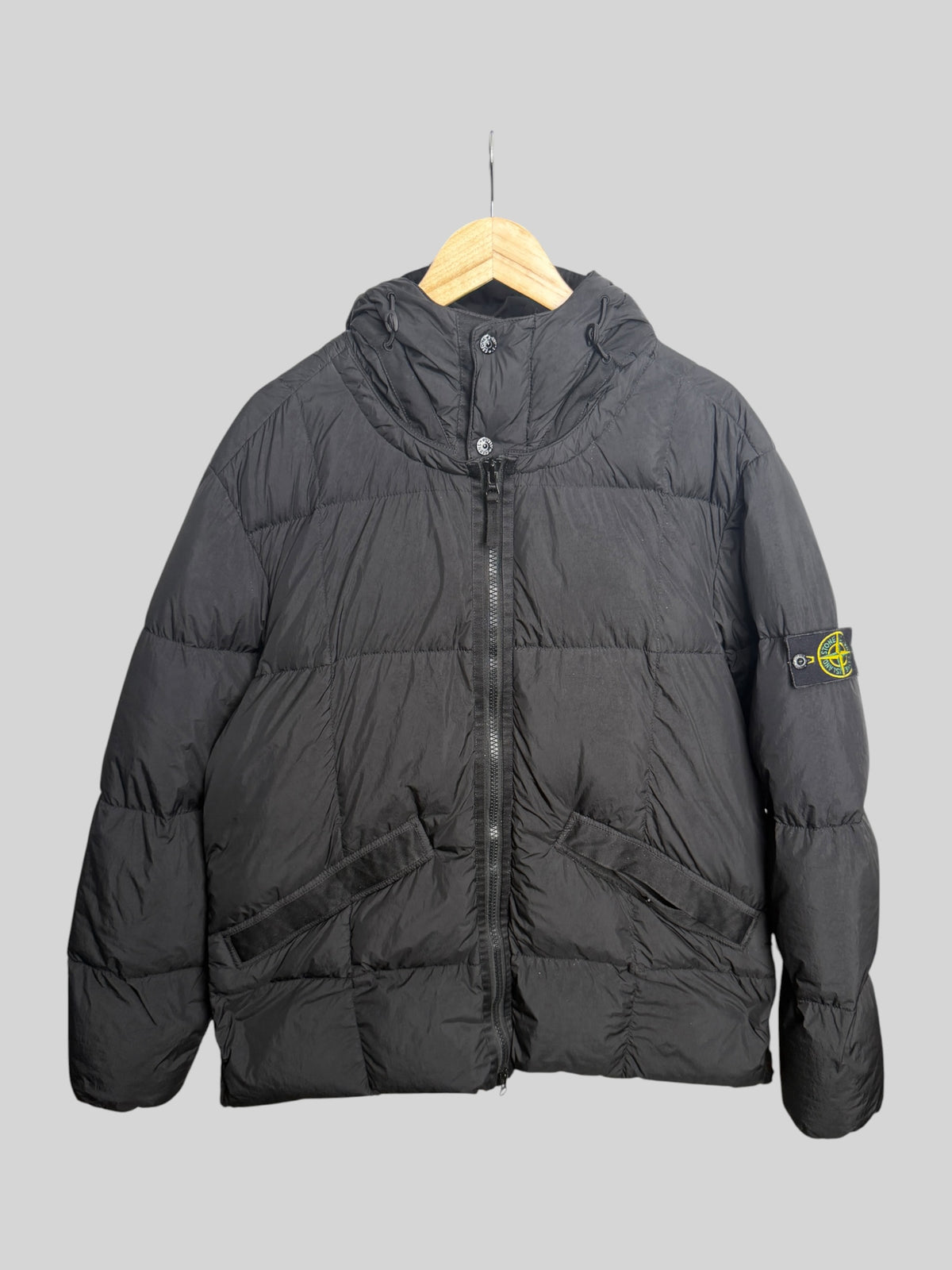 Stone Island Garment Dyed Crinkle Reps Down Jacket