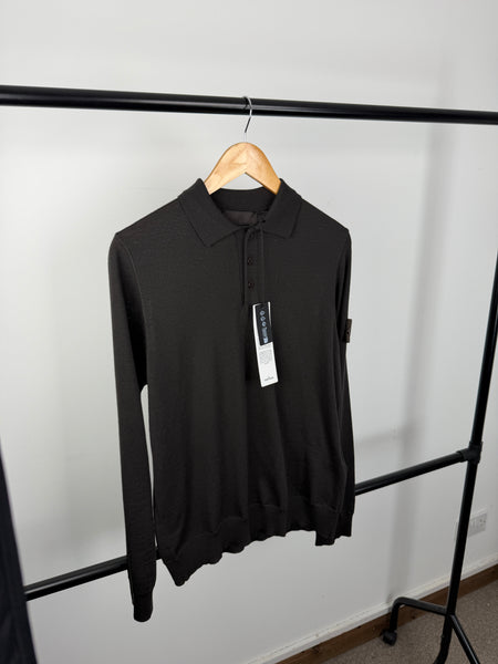 Stone Island Lana Wool Ghost Polo Shirt - BNWT (S)