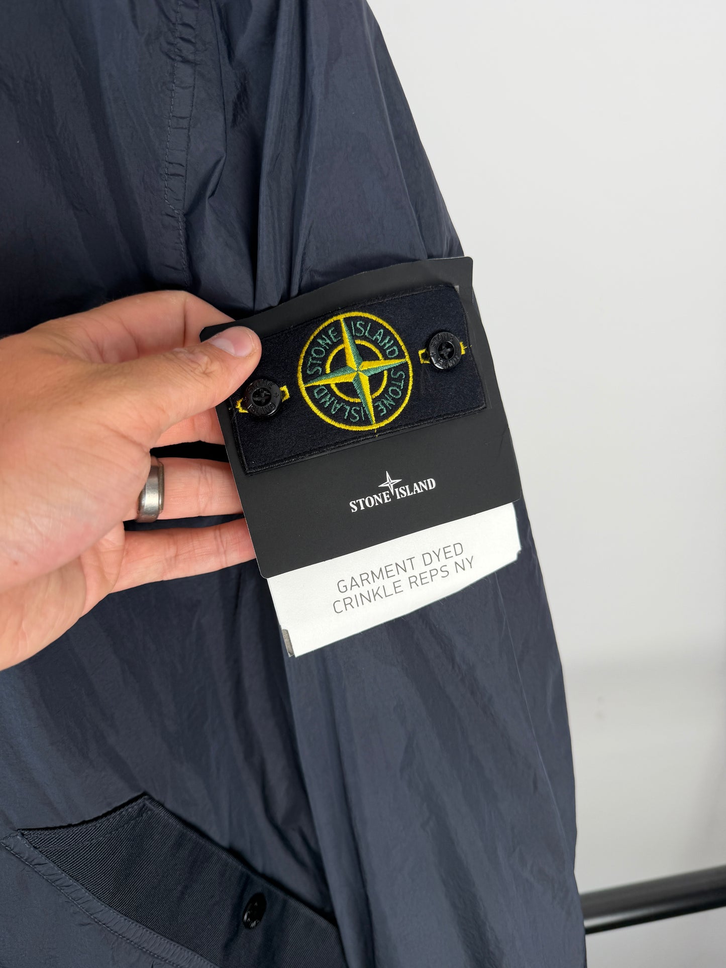 Stone Island Garment Dyed Crinkle Reps NY Jacket