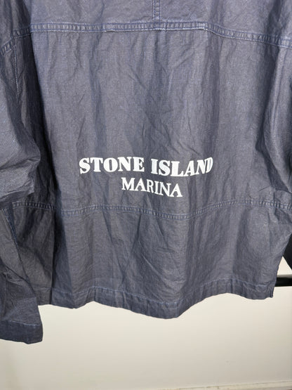 Stone Island Marina Raw Plated Linen Jacket