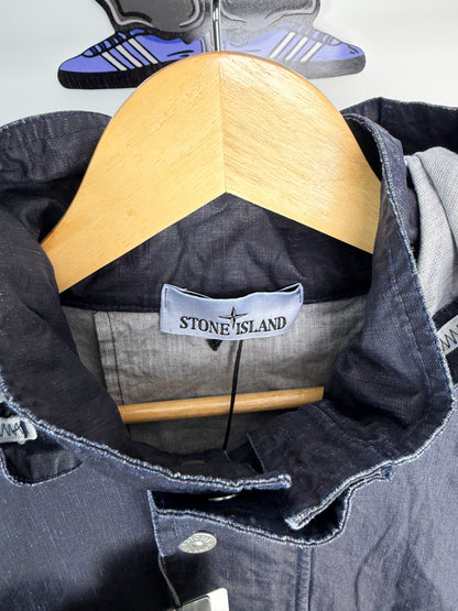 Stone Island Marina Raw Plated Linen Jacket