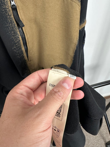 Stone Island Spray Paint Zip Sweatshirt - BNWT (3XL)