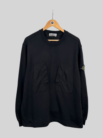 Stone Island Nylon Patch Sweatshirt - BNWT (XXL)