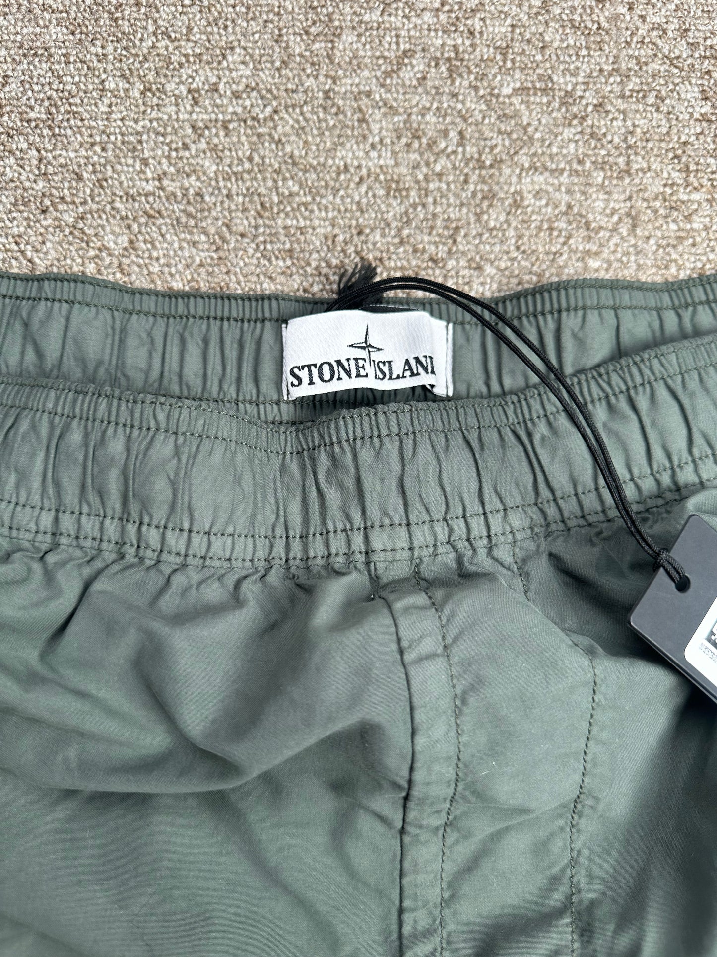 Stone Island Brushed Cotton Swim Shorts