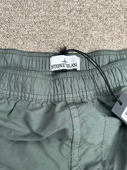 Stone Island Brushed Cotton Swim Shorts