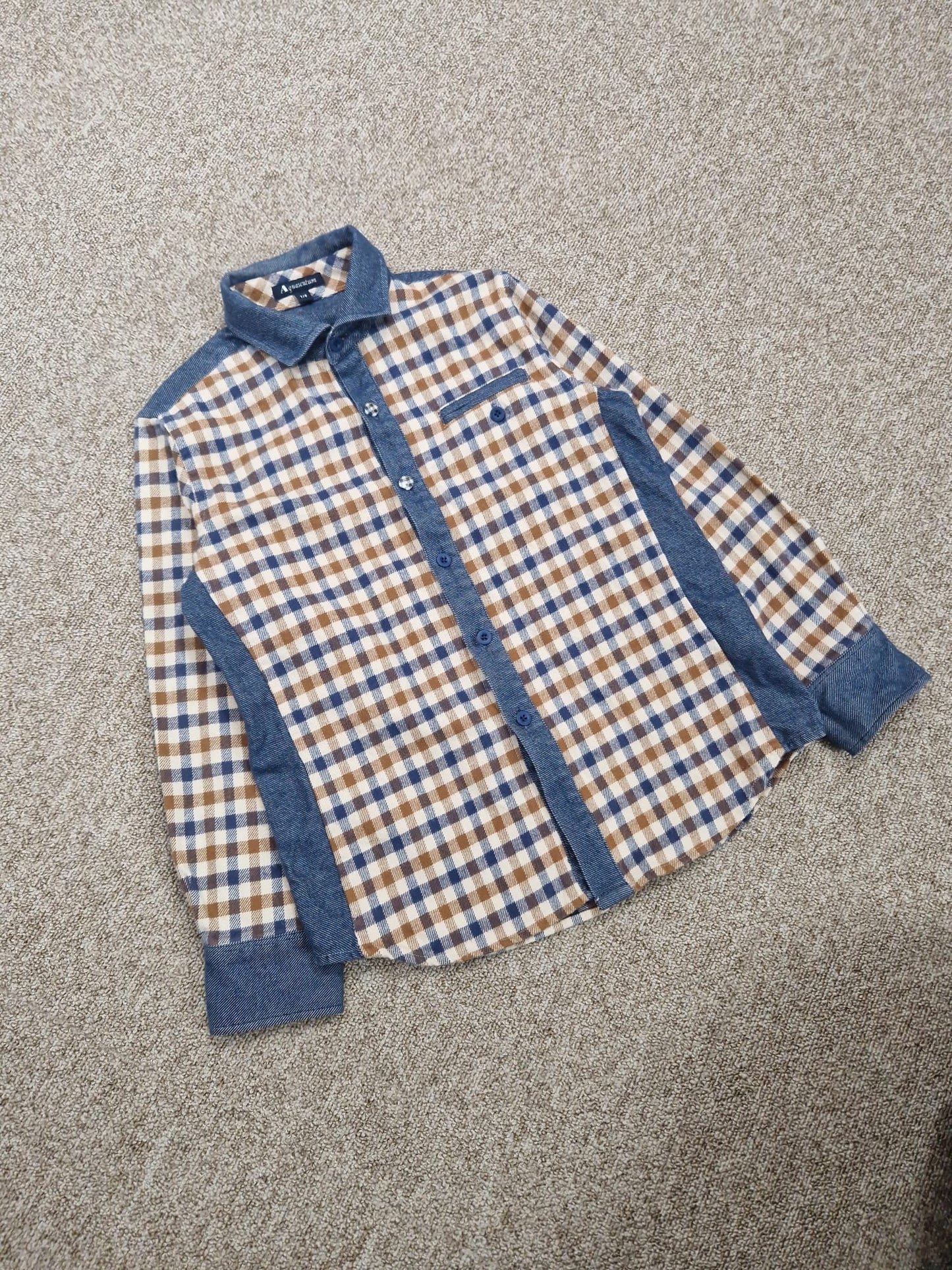 Aquascutum Junior Flannel Shirt - Age 7/8