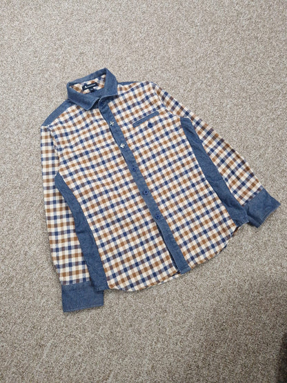 Aquascutum Junior Flannel Shirt - Age 7/8