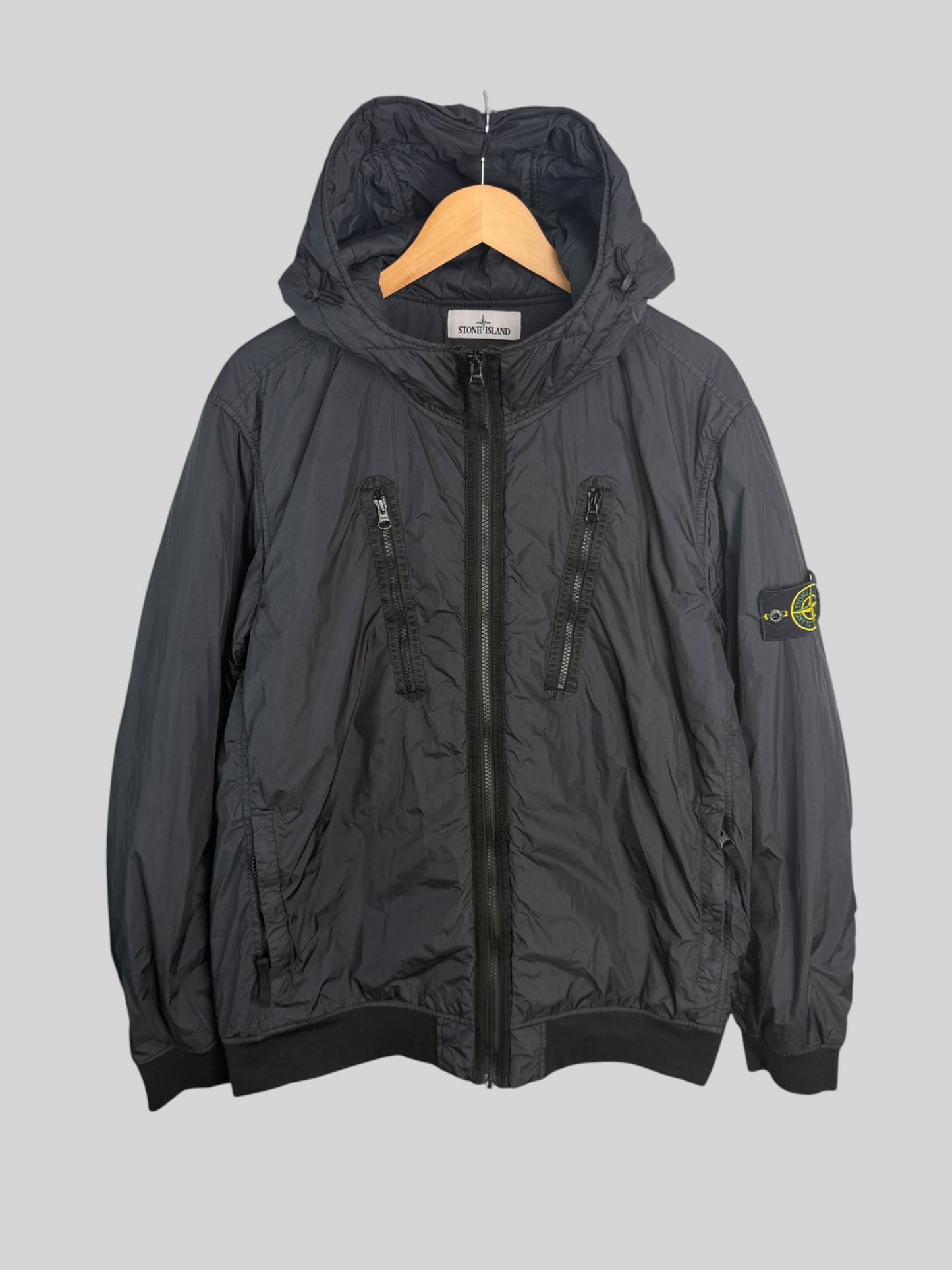 Stone Island Garment Dyed Crinkle Reps With Primaloft TC