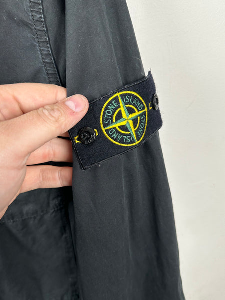 Stone Island Button Up Overshirt - Medium