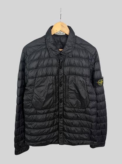 Stone Island Garment Dyed Micro Yarn Down Overshirt