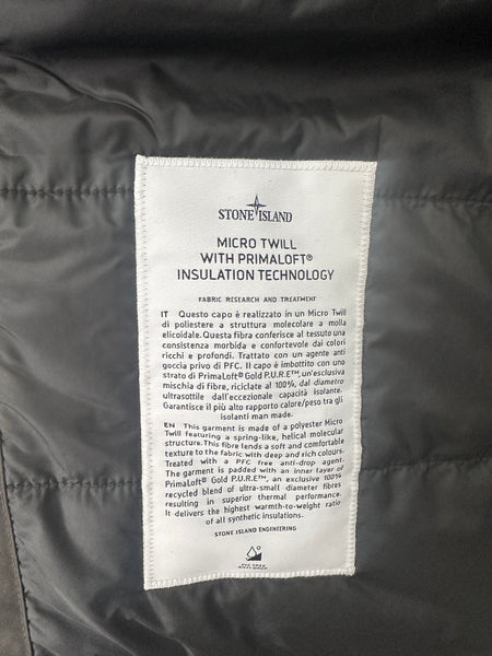 Stone Island Micro Twill Field Jacket With Primaloft Insulation