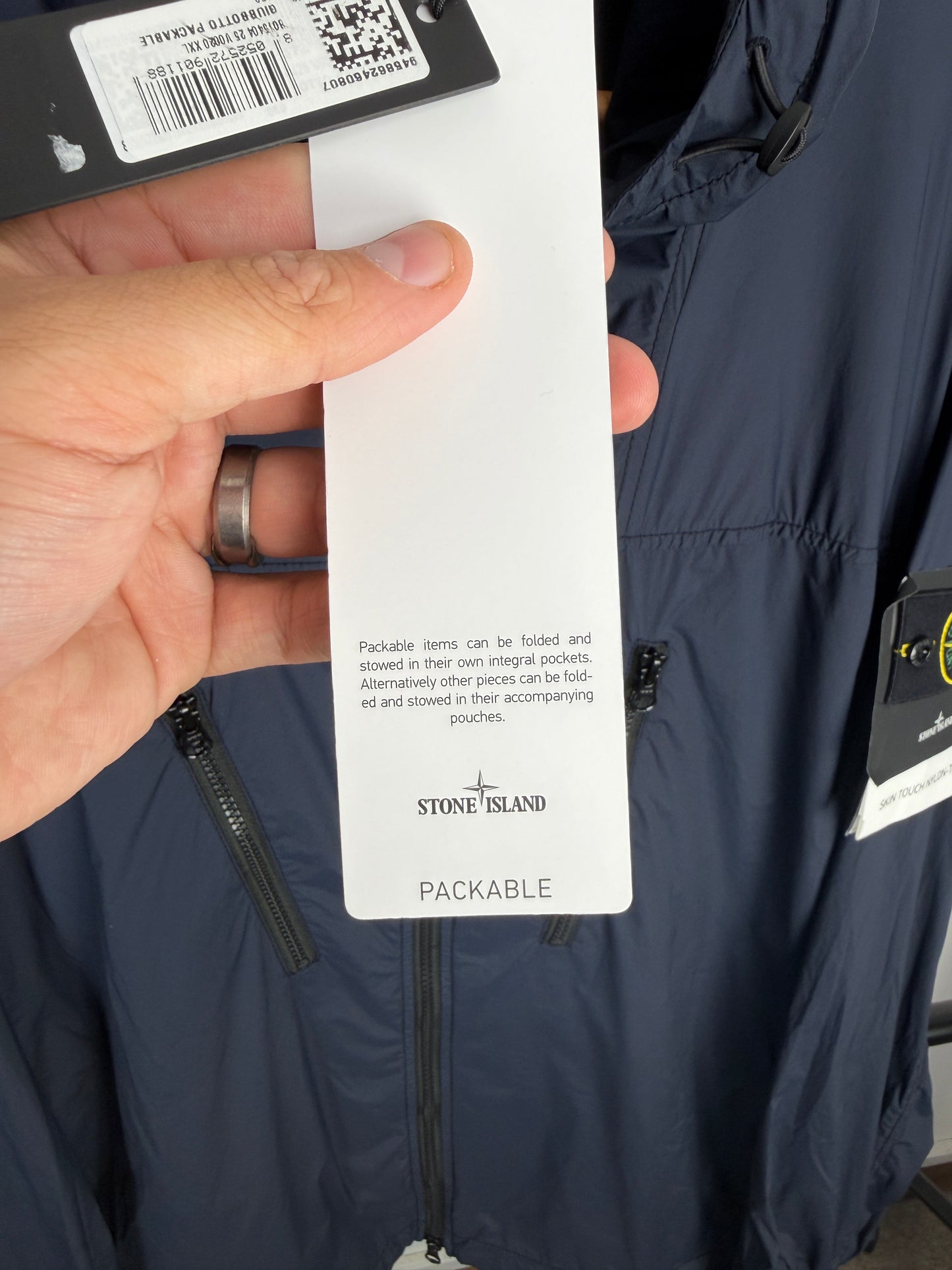 Stone Island Packable Skin Touch Nylon TC Jacket