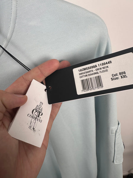 CP Company Diagonal Crew Neck Fleece - XXL