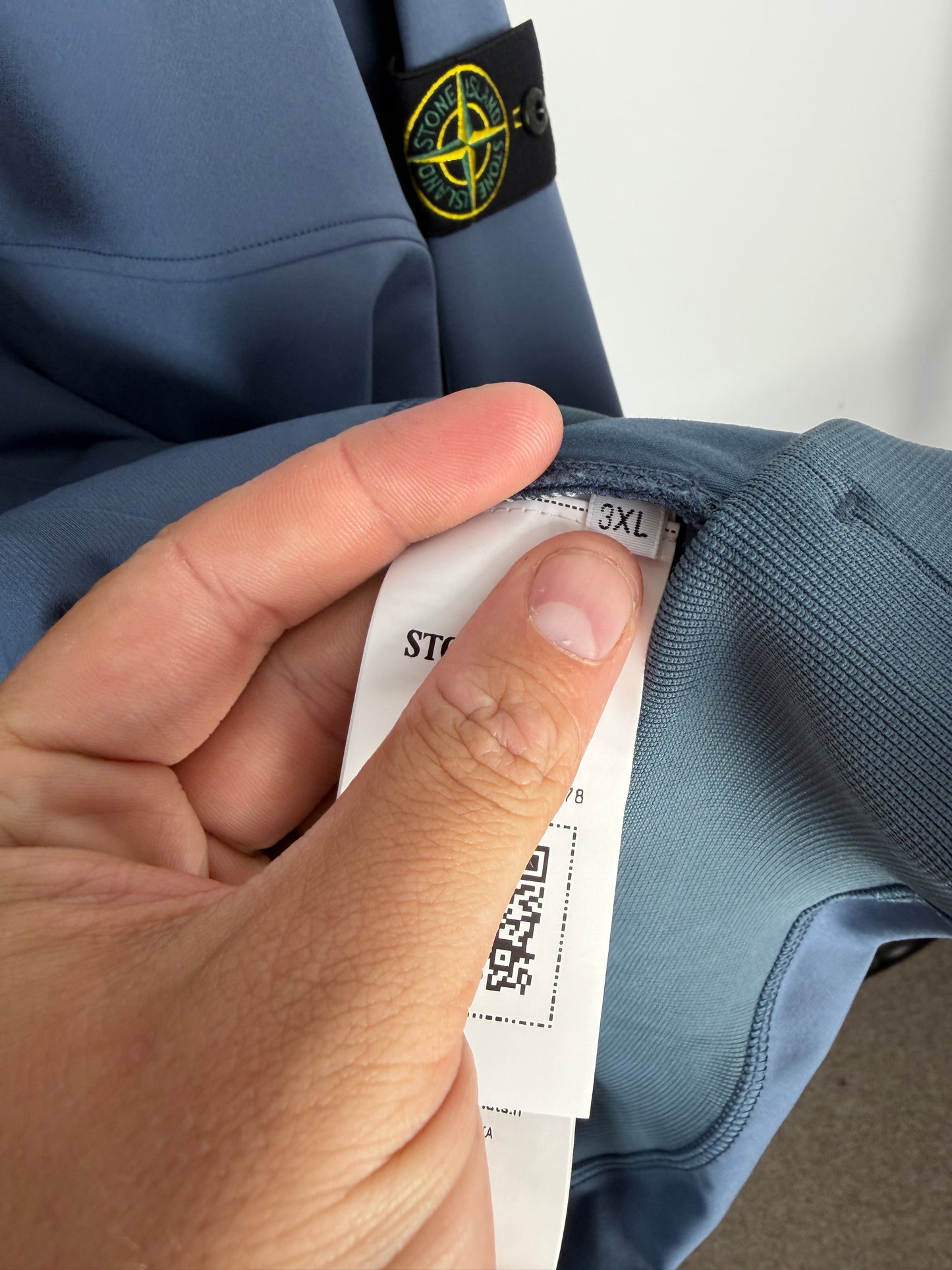 Stone Island Stretch Nylon Technical Fleece Jacket
