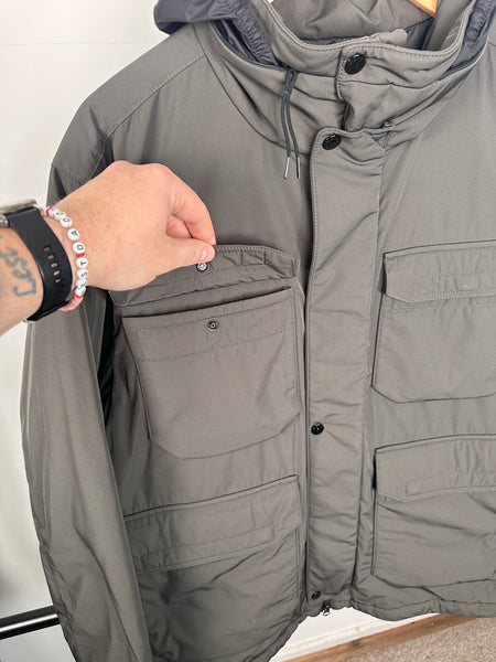 Stone Island Micro Twill Field Jacket With Primaloft Insulation